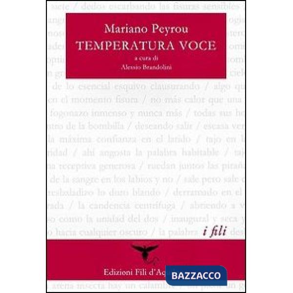 Temperatura voce. Testo spagnolo a fronte