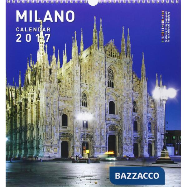 Milano notte. Calendario grande 2016
