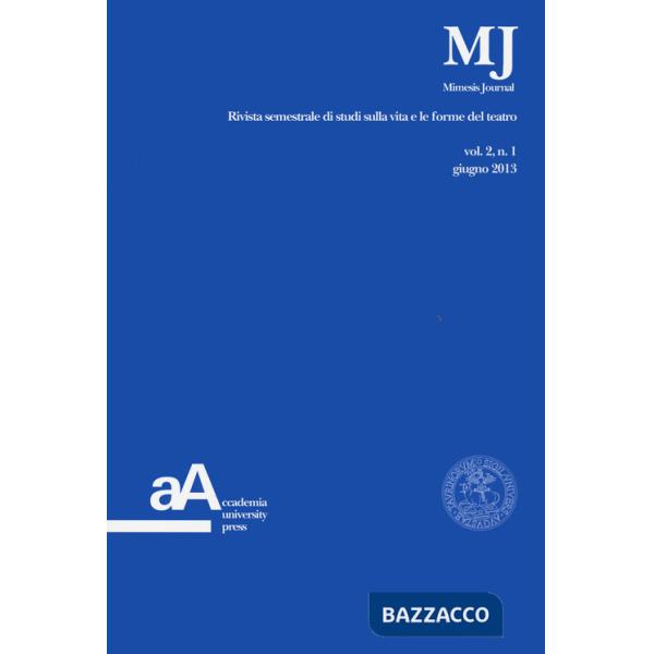 Mimesis journal. Vol. 2/1