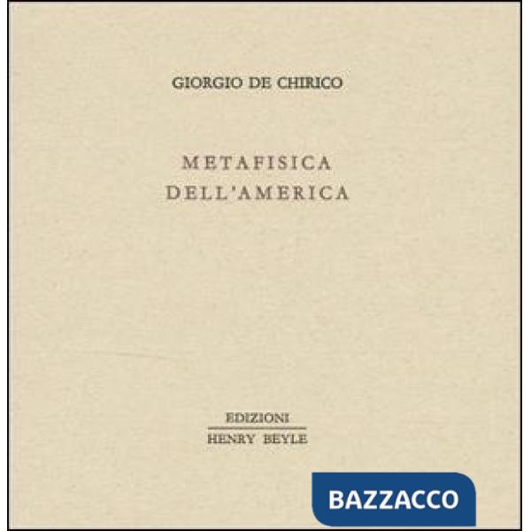 Metafisica dell'America