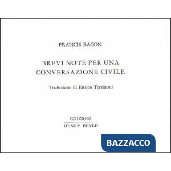 Brevi note per una conversazione civile