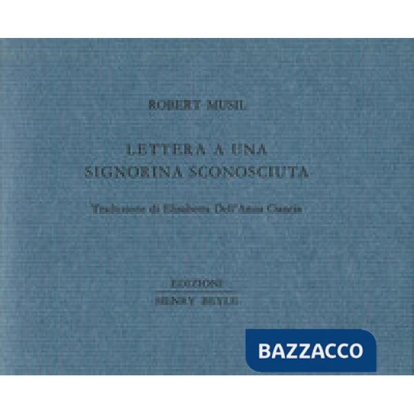 Lettera a una signorina sconosciuta