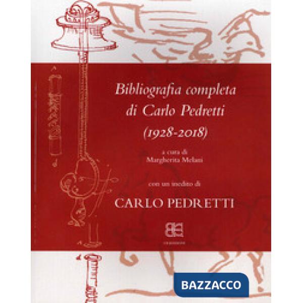 Bibliografia completa di Carlo Pedretti (1928-2018)