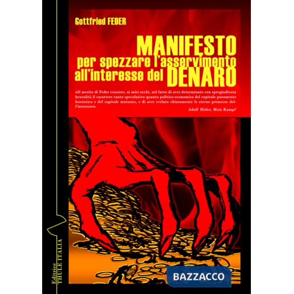 Manifesto per spezzare l'asservimento all'interesse del denaro