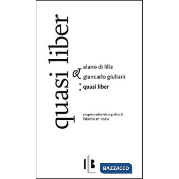 Quasi liber. Ediz. italiana e latina