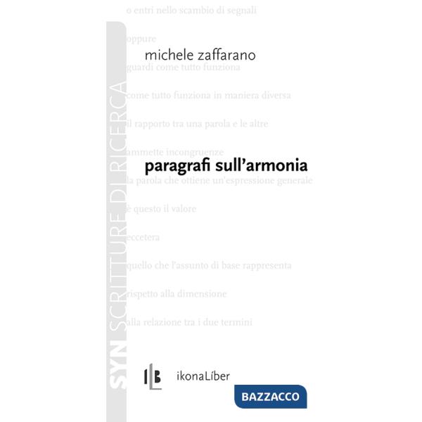 Paragrafi sull'armonia