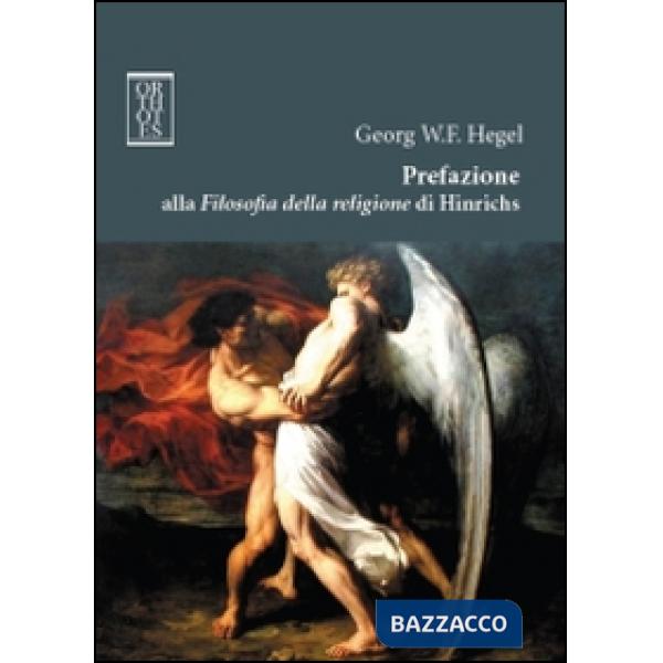 Prefazione alla Filosofia della religione di Hinrichs