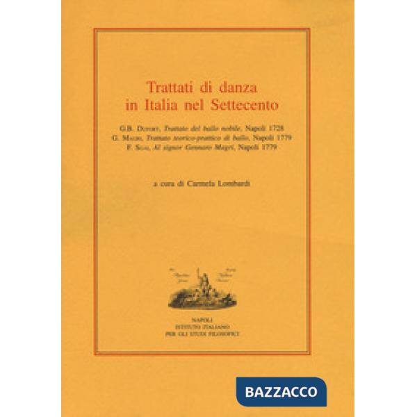 Trattati di danza in Italia nel Settecento