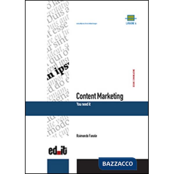 Content marketing. You need it