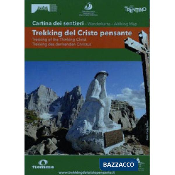 Trekking del Cristo pensante. Cartina dei sentieri. Ediz. italiana, inglese e tedesca