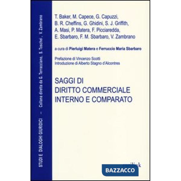 Saggi di diritto commerciale interno e comparato