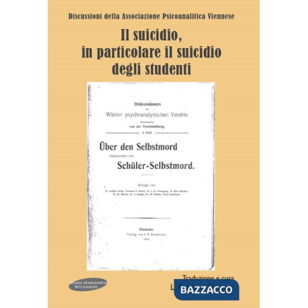Suicidio, in particolare il suicidio degli studenti (Il)