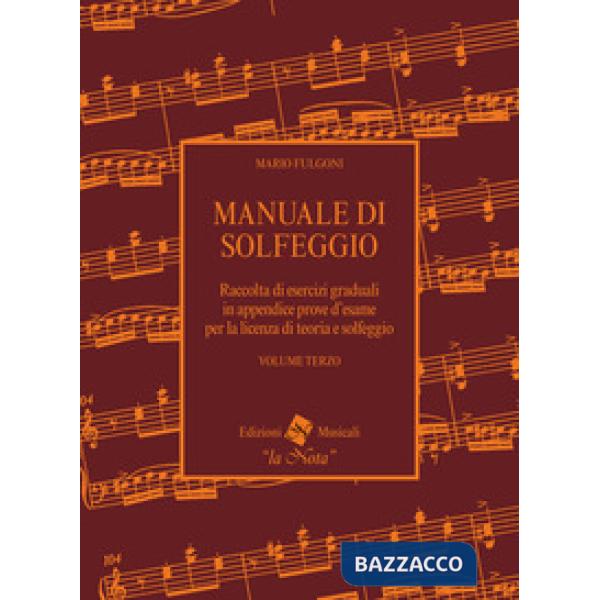 MANUALE DI SOLFEGGIO