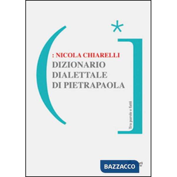 Dizionario dialettale di Pietrapaola