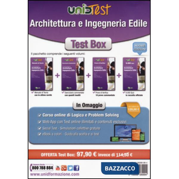 Test Box architettura e ingegneria edile: Manuale di teoria-Eserciziario comment