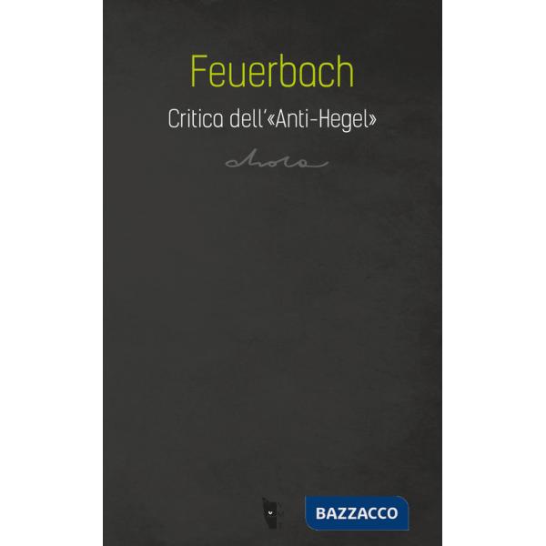 Critica dell'«Anti-Hegel»