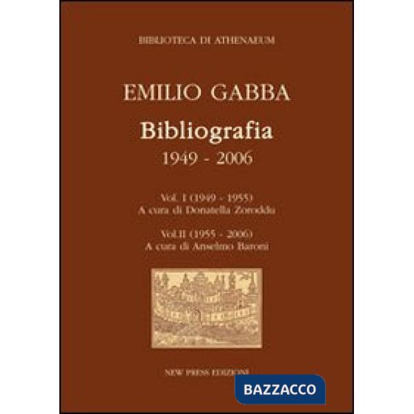 Emilio Gadda bibliografia