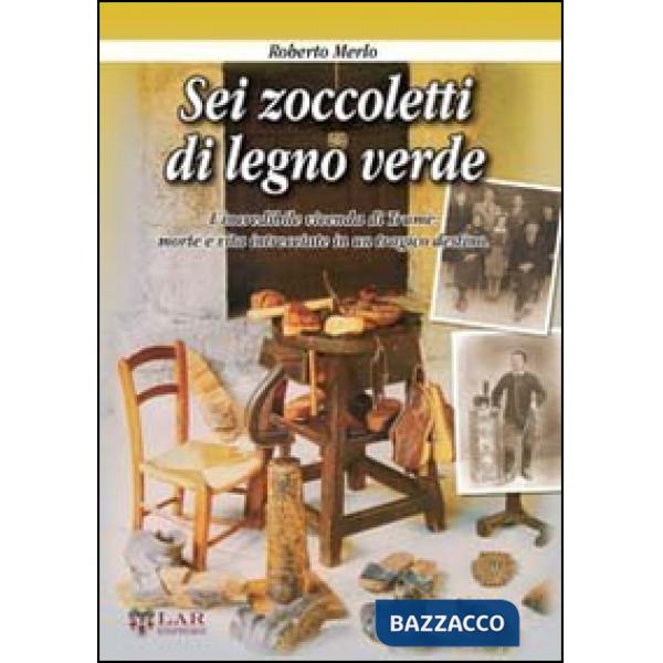 Sei zoccoletti di legno verde