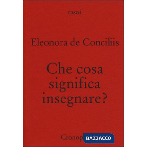 Che cosa significa insegnare?