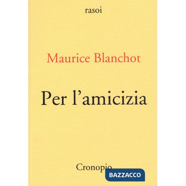 Per l'amicizia