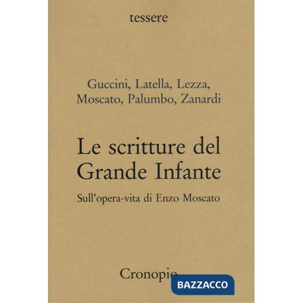 Scritture del Grande Infante. Sull'opera-vita di Enzo Moscato (Le)