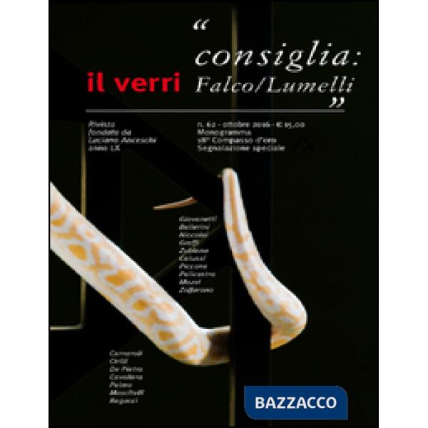 Verri (Il). Vol. 62: Consiglia: Falco /Lumelli
