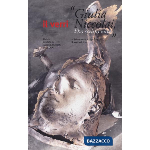 Verri (2024) (Il). Vol. 86: Giulia Niccolai, l'ho scritto «io»
