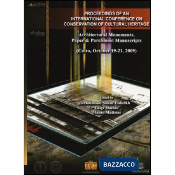 Proceedings of an international conference on conservation of cultural heritage.