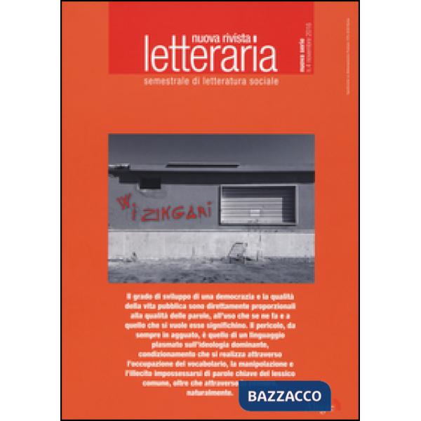 Nuova rivista letteraria (2016). Vol. 4