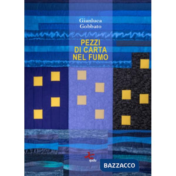 Pezzi di carta nel fumo