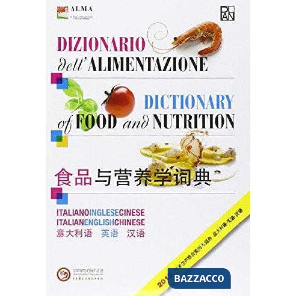 DIZIONARIO ALIMENTAZIONE ITA-INGL-CINESE