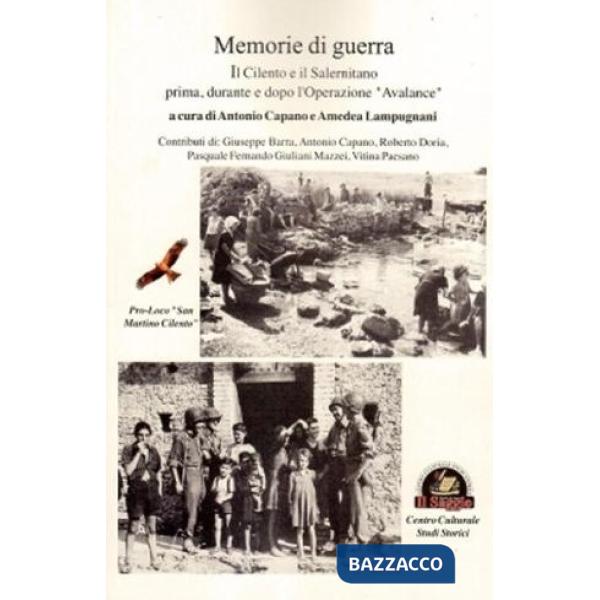 Memorie di guerra. Il Cilento e il salernitano tra le due guerre mondiali