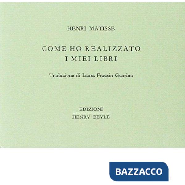 Come ho realizzato i miei libri