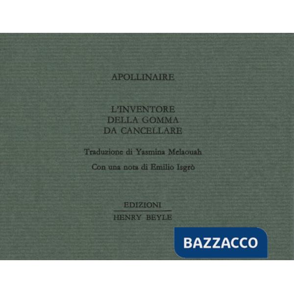 Inventore della gomma da cancellare. Ediz. limitata (L')