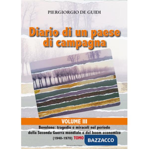 Diario di un paese di campagna. Vol. 3/2: Bovolone. Tragedie e miracoli nel periodo della seconda guerra mondiale e del boom eco