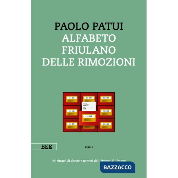 Alfabeto friulano delle rimozioni. 45 ritratti di donne e uomini dal Livenza al Timavo