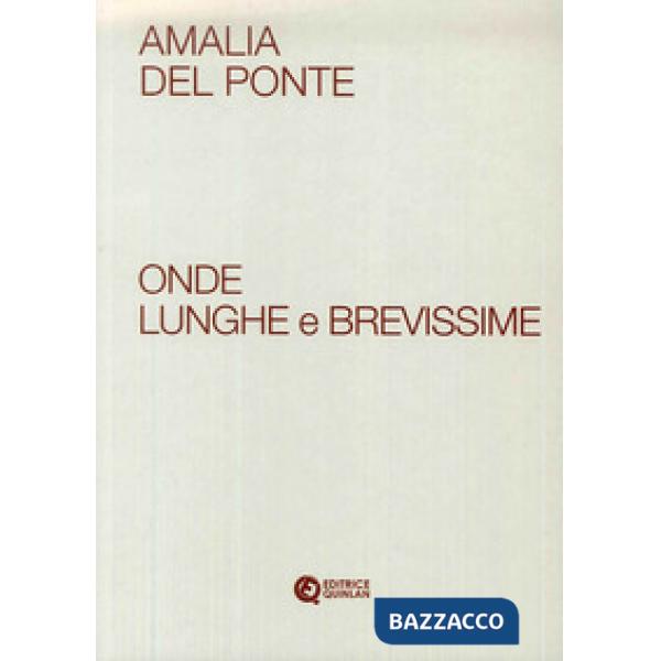 Amalia Del Ponte. Onde lunghe e brevissime. Ediz. illustrata
