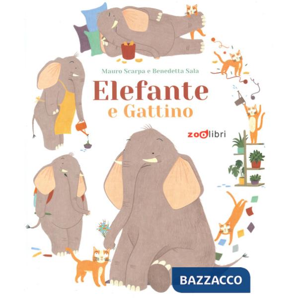 Elefante e gattino. Ediz. a colori