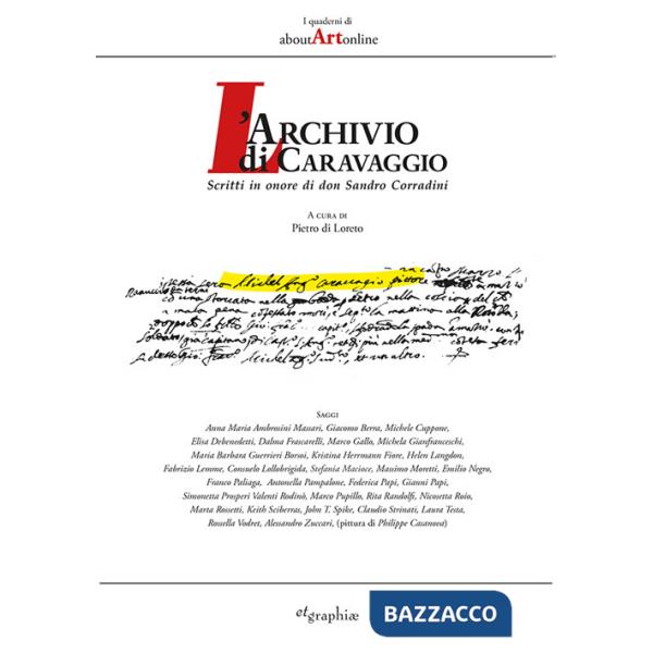 Archivio di Caravaggio. Scritti in onore di don Sandro Corradini (L')