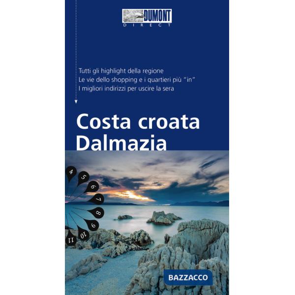 Costa croata Dalmazia. Con Carta geografica ripiegata