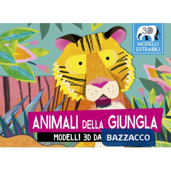 Animali della giungla. Modelli 3D da colorare. Ediz. a colori