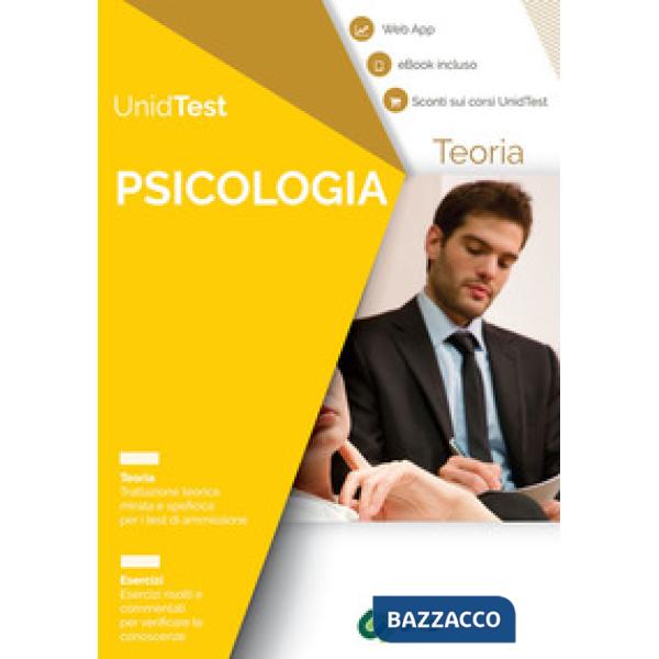 Manuale di teoria per il test di ammissione a Psicologia. Con ebook. Con Contenuto digitale per accesso online