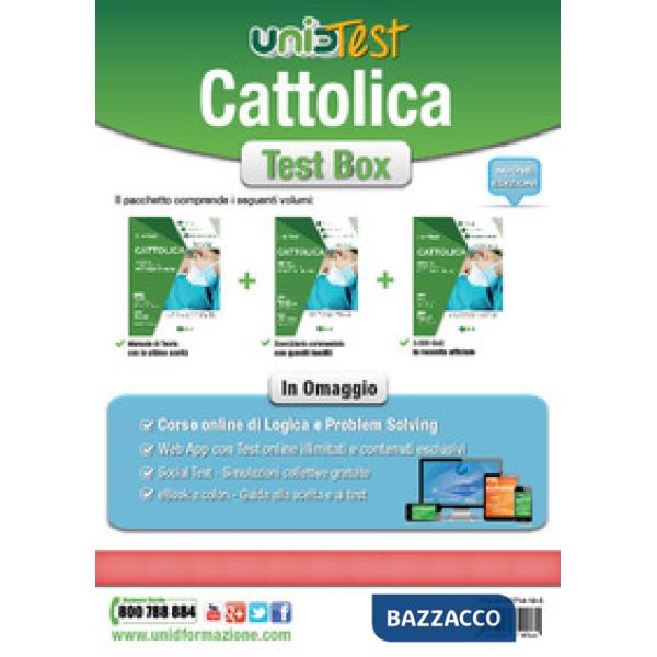 UnidTest. Università Cattolica. Test box completo per il test di ammissione a Me