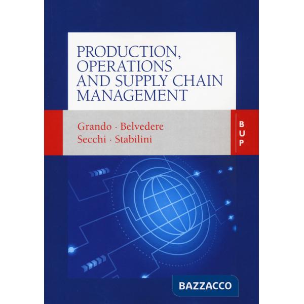 Production, operations and supply chain management