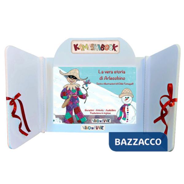 Vera storia di Arlecchino. Schede per Kamishibai. Ediz. italiana e inglese. Con File audio per il download. Con Prodotti vari (L