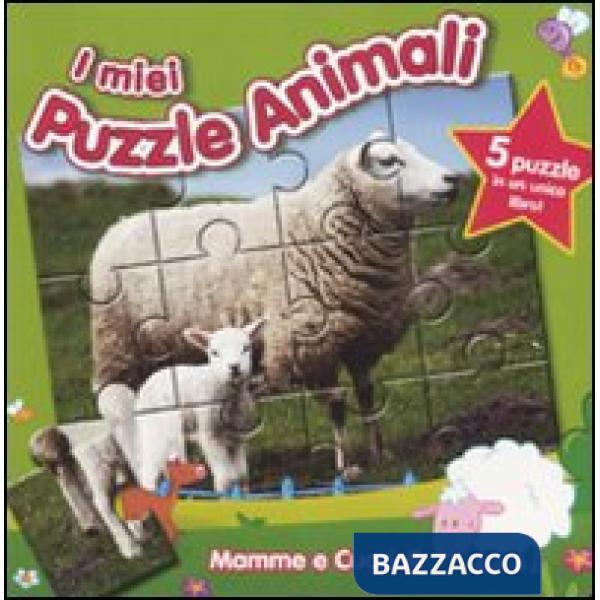 Mamme e cuccioli. I miei puzzle animali. Libro puzzle. Ediz. illustrata