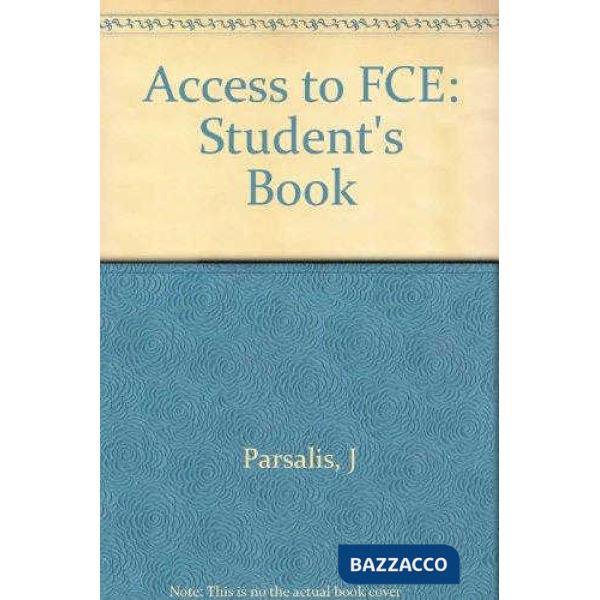 ACCESS TO FCE STUDENT V. ED.
