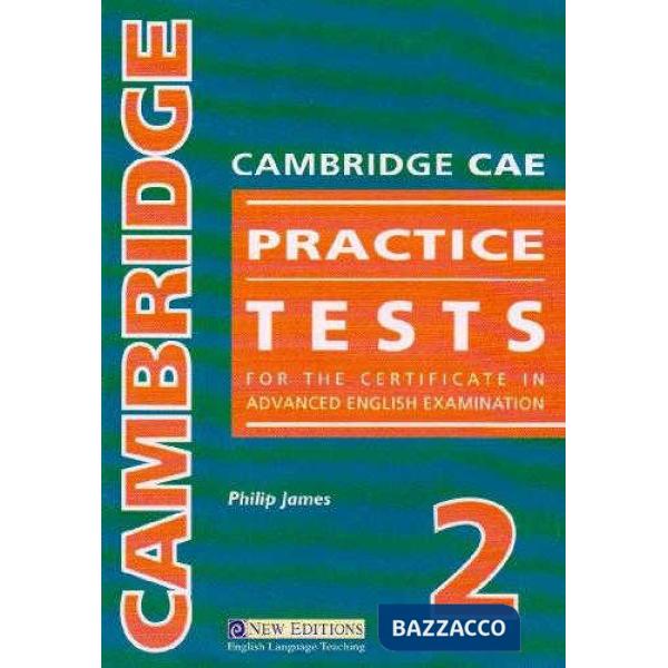 CAMBRIDGE CAE PR.TESTS 2 BK + CD