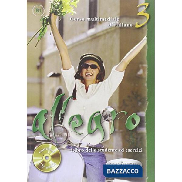 ALLEGRO 3 LIBRO DELLO STUDENTE ED ESERCIZI + CD AUDIO