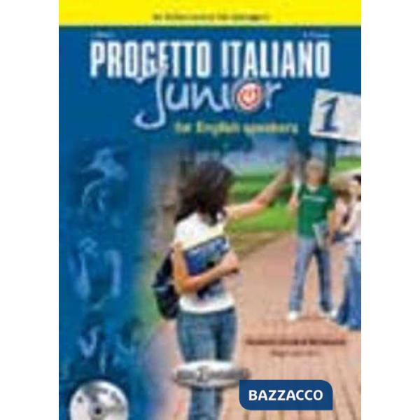 PROGETTO ITALIANO JUNIOR 1 FOR ENGLISH SPEAKERS LIBRO + CD AUDIO + DVD